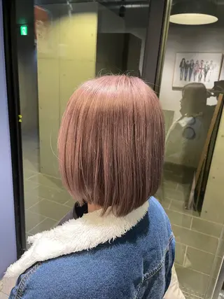 ショート カラー 🌿長尾俊汰🌿 透明感カラーのヘアスタイル