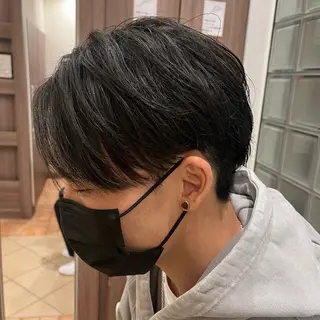 ショート メンズ ナチュラル暖色カラー 🤎 佐藤栞のヘアスタイル