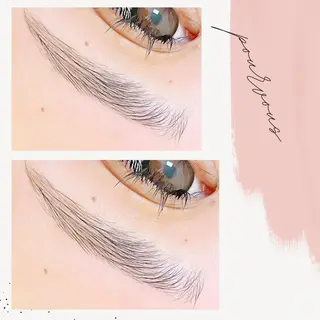 アイブロウ pour voursのマツエク・マツパデザイン