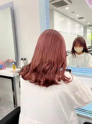 カラー 似合わせ💗骨格矯正 💗透明感カラー💗のヘアスタイル