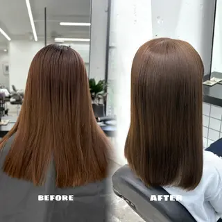 セミロング カラー 🌟ゆりあ🌟 JILLSTUDIOのヘアスタイル