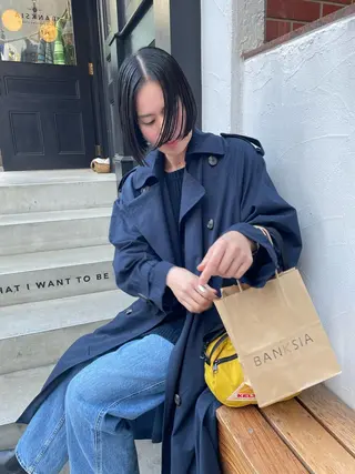 ショート BANKSIA ボブ専門/草野明郎のヘアスタイル