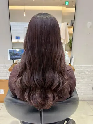 ロング コテ巻き風パーマ🫧 麻尋のヘアスタイル