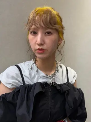 セミロング カラー Daisy🎀【福岡 美容室】chiakiのヘアスタイル