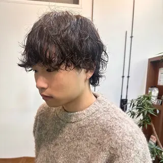 パーマ メンズ shin enom yuukaのヘアスタイル