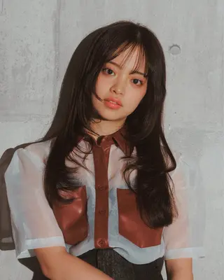 ロング カラー レイヤー/柔色 カラー/SAkiのヘアスタイル