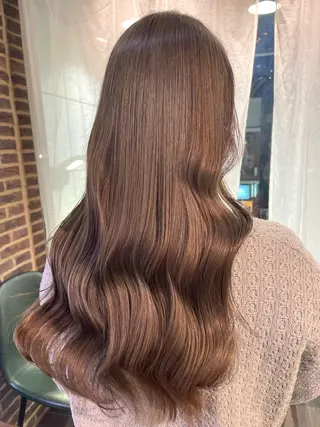 ロング カラー 韓国ヘア🦋 MIYUのヘアスタイル