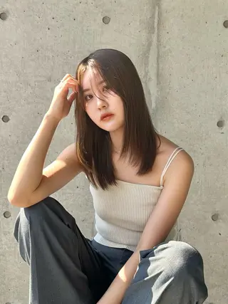 セミロング Libelle hair salonのヘアスタイル