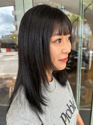 セミロング カラー ヘアセット/艶カラー 💐nao.のヘアスタイル