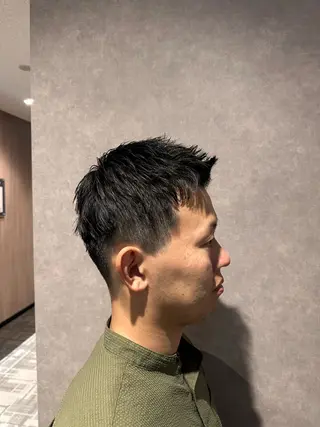 ショート メンズ 田中 瑠星のヘアスタイル