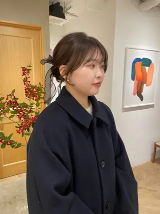 ミディアム LOREN/ miuのヘアスタイル