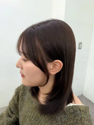 ミディアム 成田 流風のヘアスタイル