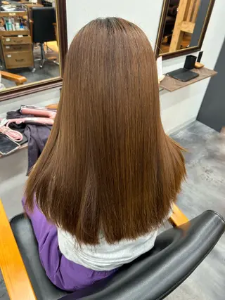 ロング Modelo所属・山内 千裕のヘアスタイル