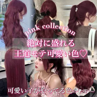 ロング カラー ヘアアレンジ 💗トレンドモテヘア Natsumi 💗のヘアスタイル
