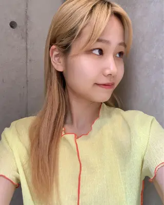 ロング カラー レイヤー/柔色 カラー/SAkiのヘアスタイル