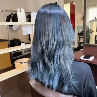 ミディアム 編み込みエクステ/ ハイトーン りょすけのヘアスタイル