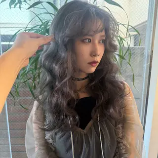 ロング カラー Mizobe misakiのヘアスタイル