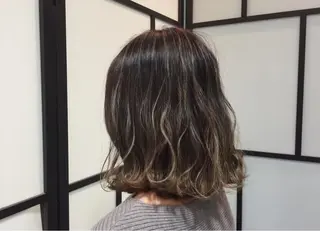 ミディアム カラー 🌈髪質改善カラーの 🌈坂本侑樹のヘアスタイル