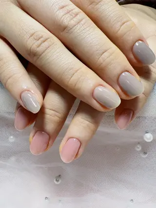 ショート カラー ネイル Nail NaNaのネイルデザイン