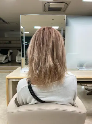 ミディアム レイヤー/ウルフ🤎 mayo.のヘアスタイル