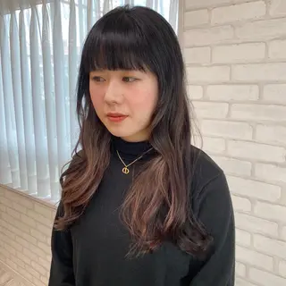 ロング カラー abilita AZUSAのヘアスタイル