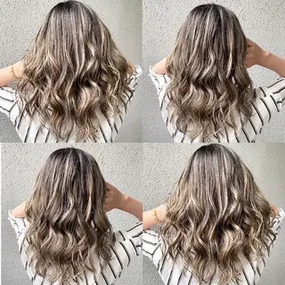 セミロング カラー 【カラー指名No 1✨】HIBIKIのヘアスタイル