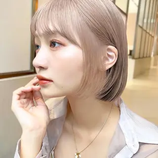 ミディアム カラー レイヤー専門家 ダブルカラー修のヘアスタイル