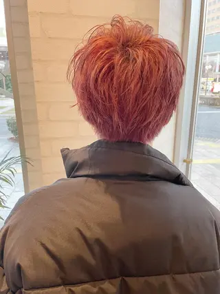 カラー メンズ ケアブリーチ /髪質 改善/古橋圭史郎のヘアスタイル