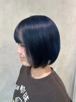 ショート カラー ボブ/レイヤー/ ダブルカラー/みのりのヘアスタイル