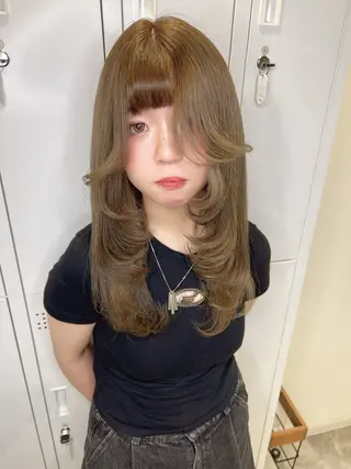 ロング カラー 透明感/レイヤー 🇰🇷tomonaのヘアスタイル