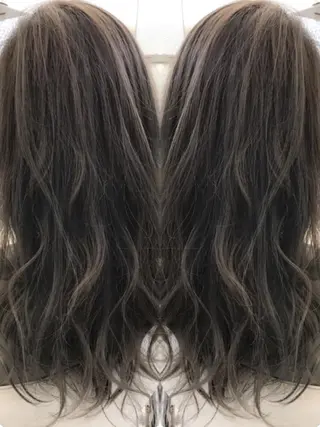 セミロング カラー 相武台ショート特化 💐川崎希💐のヘアスタイル