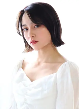 ミディアム カラー 池袋𓏲𓎨RINA ・ReFa取扱店のヘアスタイル