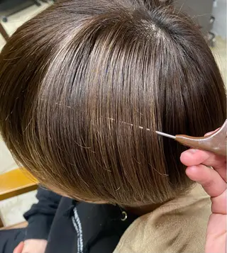 ショート 茜璃/ブリーチカラー /レイヤーカットのヘアスタイル