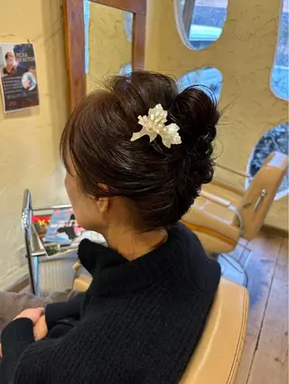 ミディアム 大鹿 数馬のヘアスタイル