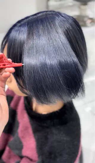 カラー メンズ Miyu's Shibuya Flag所属・ねね🦖 /ブリーチカラーのヘアスタイル