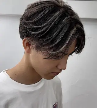 ショート メンズ 山崎 義弘のヘアスタイル