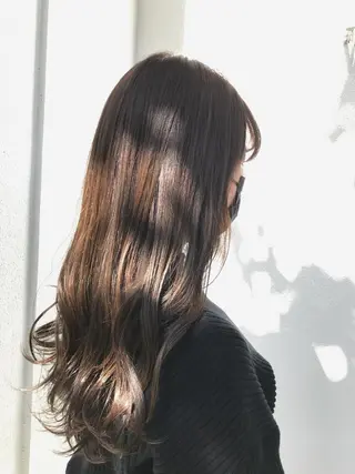 ロング カラー ヘアアレンジ moi-meme.soe所属・タナカ リナのヘアスタイル