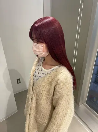 ロング 店長　MANAMI ／ブリーチ／骨格ボブのヘアスタイル