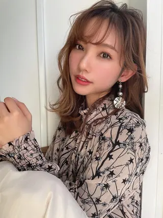 ミディアム ヘアアレンジ 大嶋 伸吾のヘアスタイル