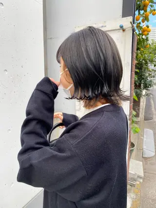 ミディアム カラー お任せヘア☘️☘️ 及川渚のヘアスタイル