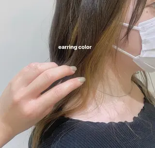 ロング カラー 顔周りレイヤー 🎀マリノのヘアスタイル