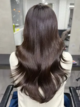 ロング 髪質改善×縮毛矯正 梅田Taichiのヘアスタイル