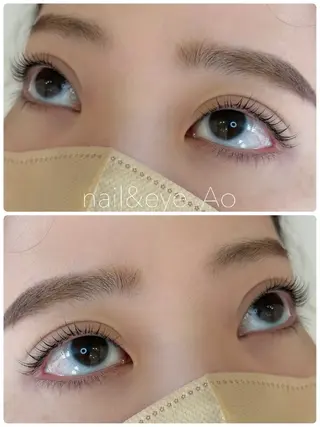 マツエク・マツパ Ao CHIE のマツエク・マツパデザイン