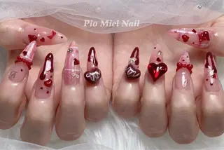 ネイル HANA 長さだしのネイルデザイン