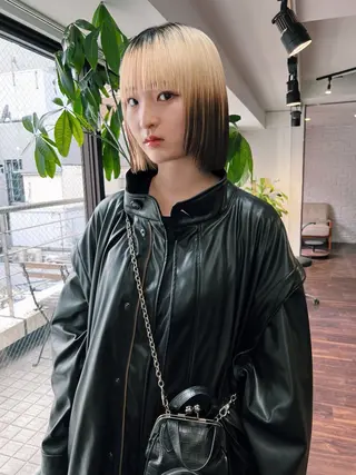 ショート カラー メンズ 🧡色落ちまで2度綺 麗なカラー🧡ヨシキのヘアスタイル