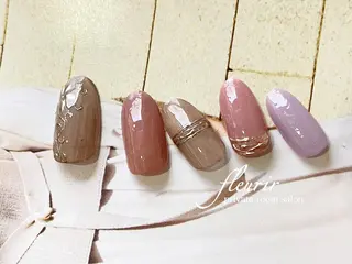 ネイル フルリール 【プライベートサロンのネイルデザイン