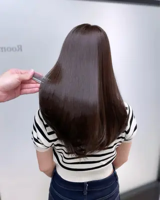 ロング 韓国レイヤーカット 髪質改善▫️水野有真のヘアスタイル