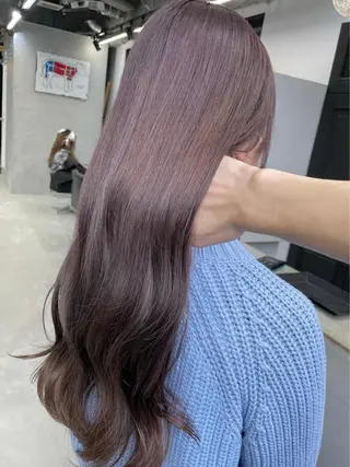 ロング カラー 🧸艶々韓国ヘア 🧁mizunaのヘアスタイル