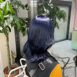 ミディアム カラー パーマ ヘアアレンジ メンズ 🤍透明感カラー🤍 ブリーチ🤍AINEのヘアスタイル