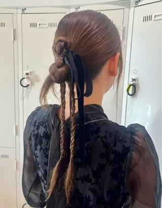 ロング ヘアアレンジ 透明感カラー🫧/ アレンジ/ayanoのヘアスタイル